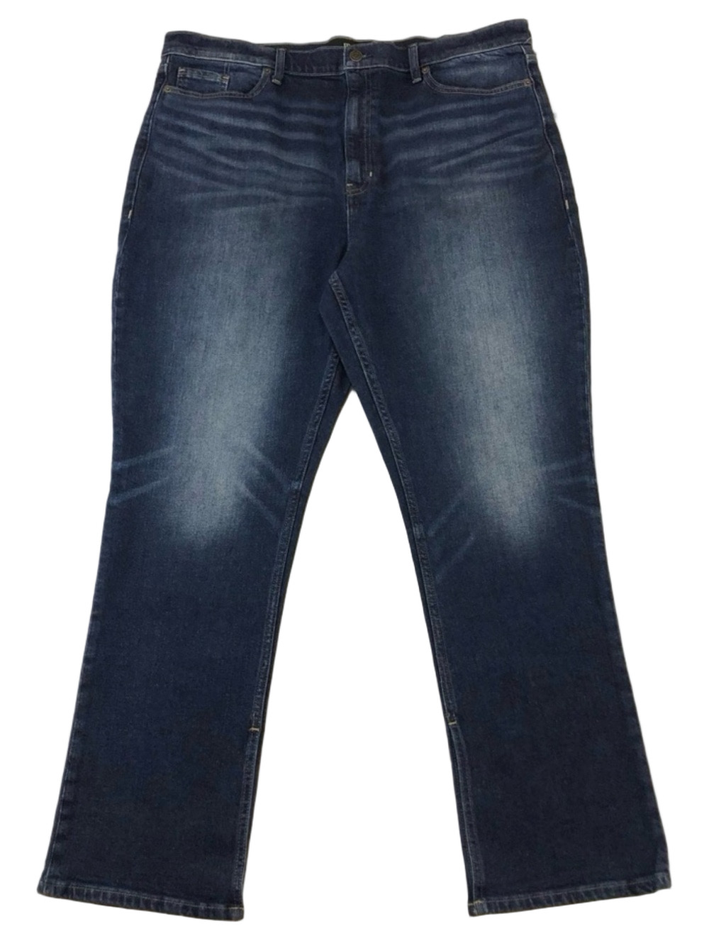 Banana Republic NWT straight leg medium wash jeans 35 x 30 split leg womens
